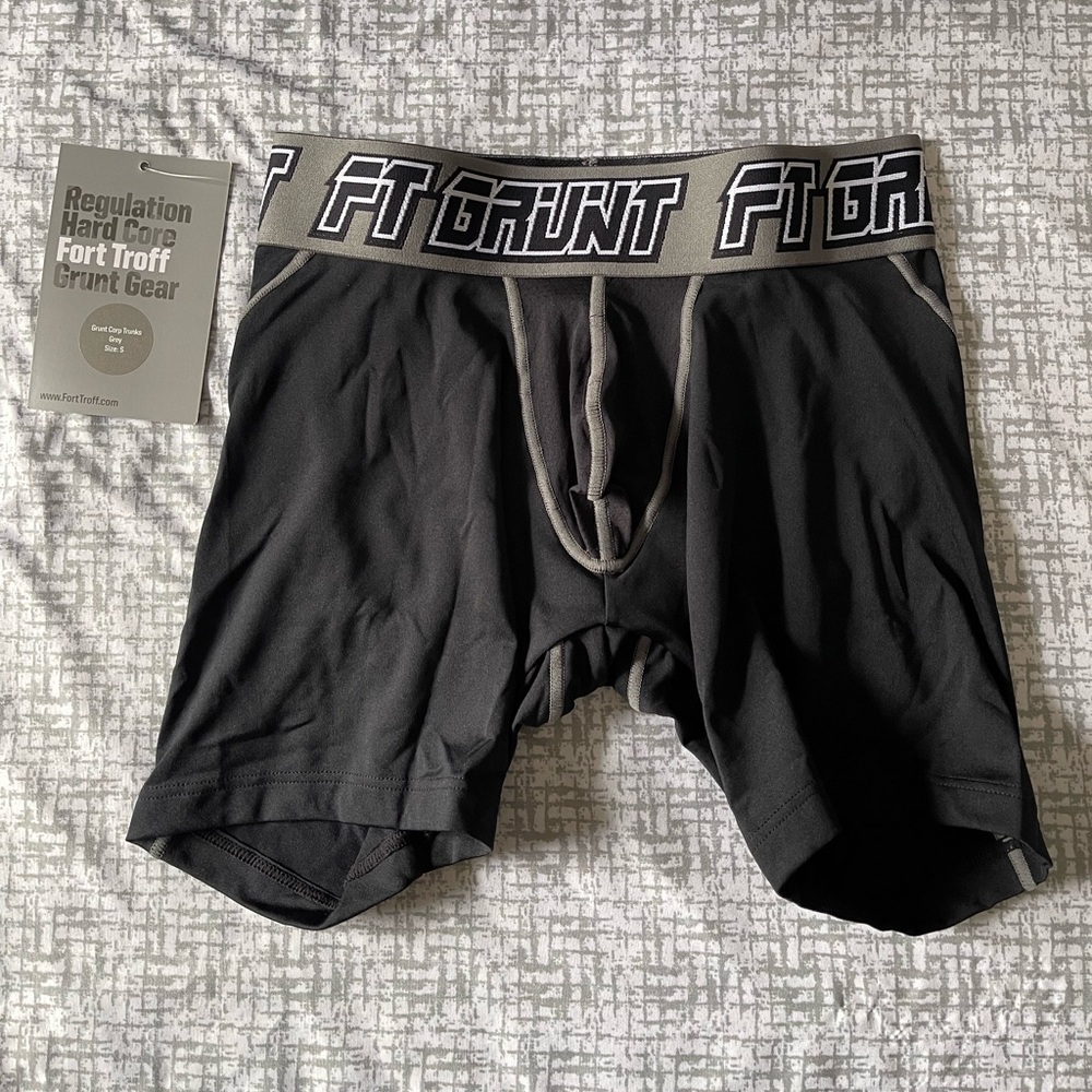 Fort Troff Men's Black Boxer Briefs / Trunks Size Small